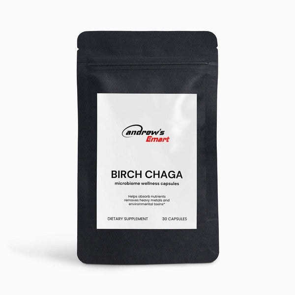 Birch Chaga Microbiome Wellness Capsules - Andrew's Emart Natural Extracts